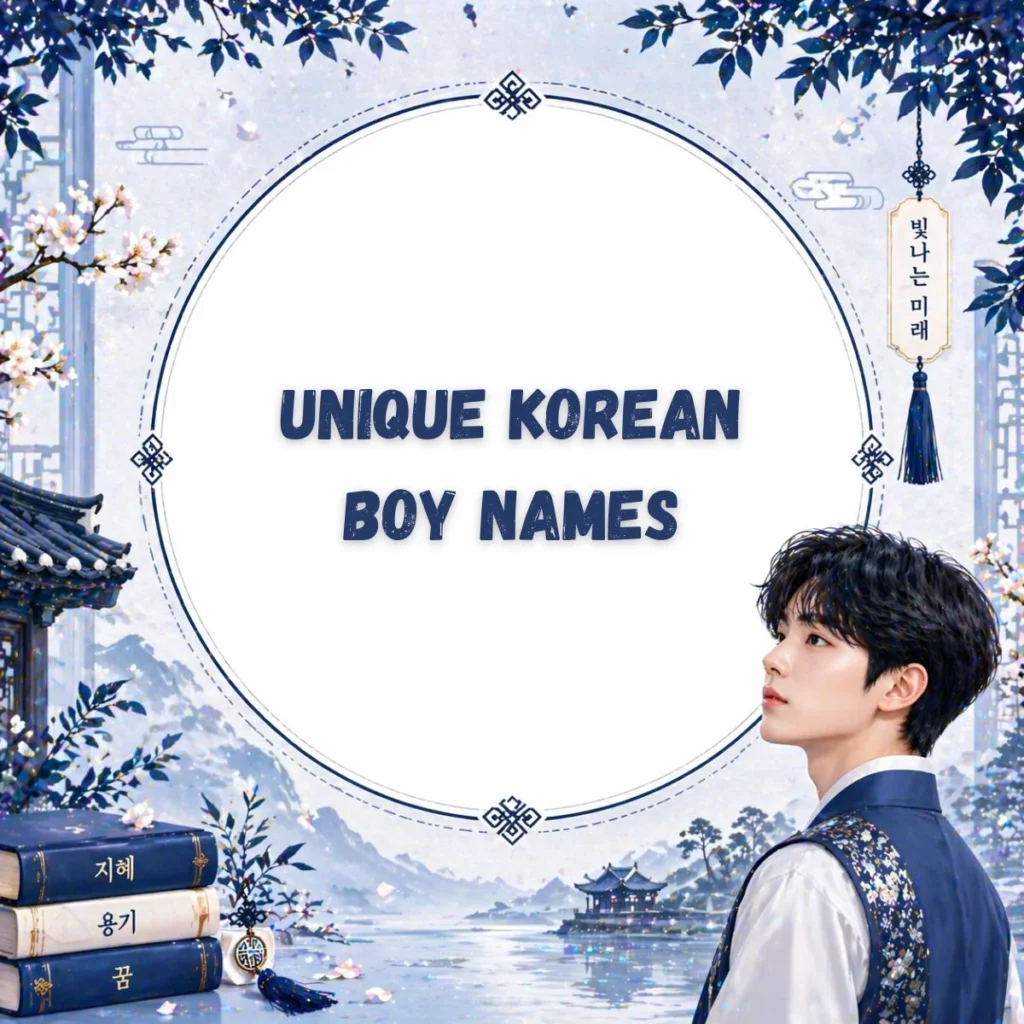 Unique Korean Boy Names