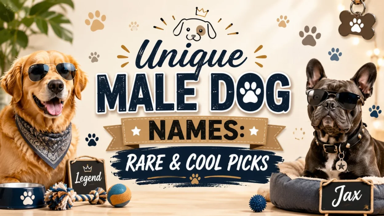 Unique Male Dog Names Rare & Cool Picks