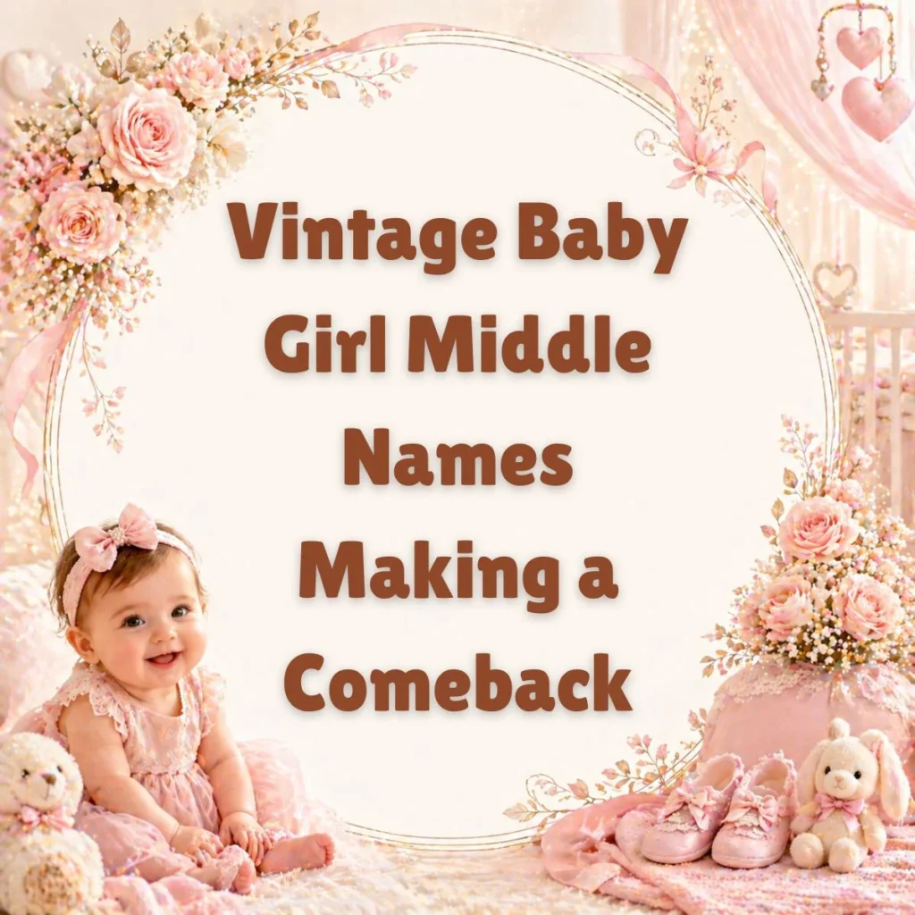 Vintage Baby Girl Middle Names Making a Comeback