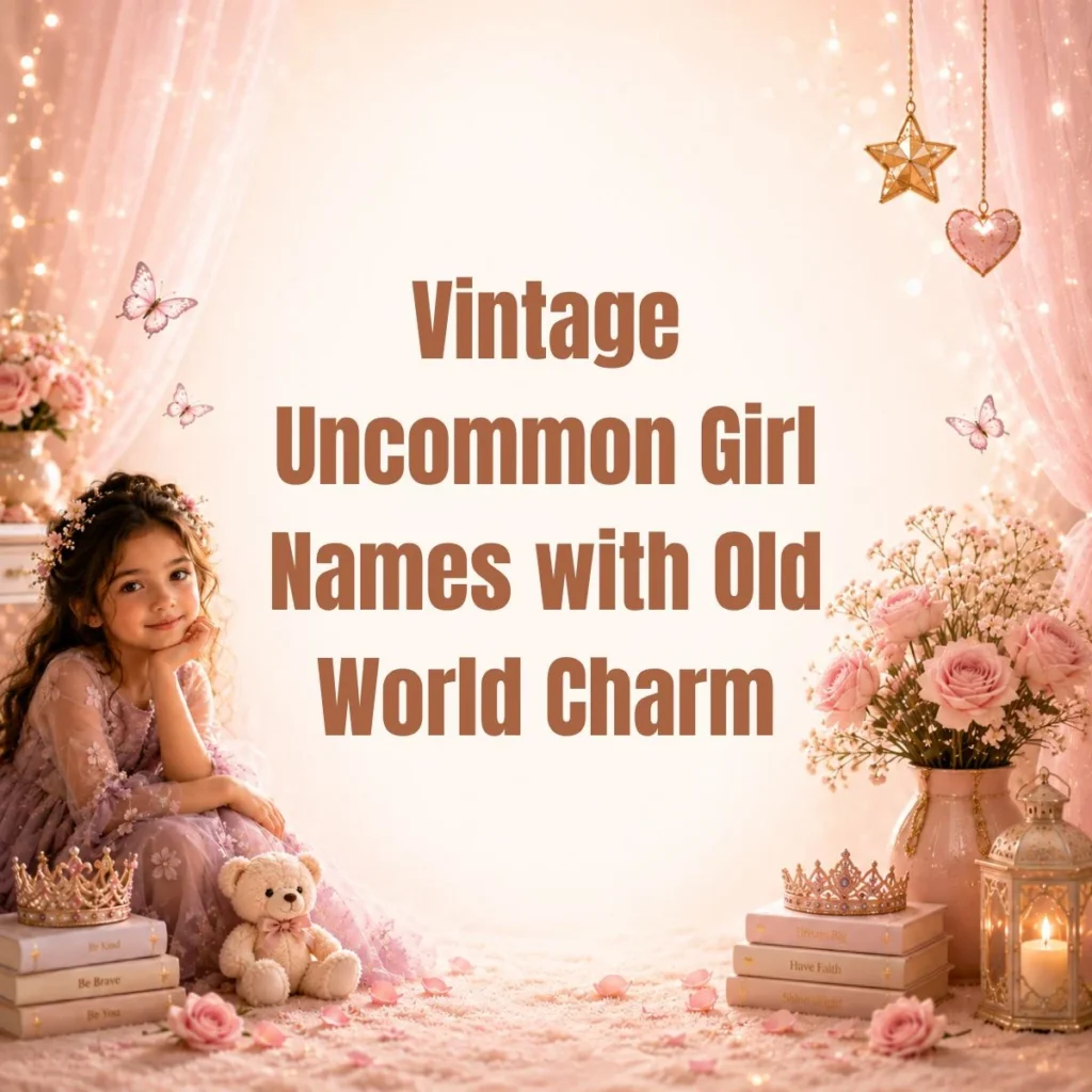 Vintage Uncommon Girl Names with Old World Charm
