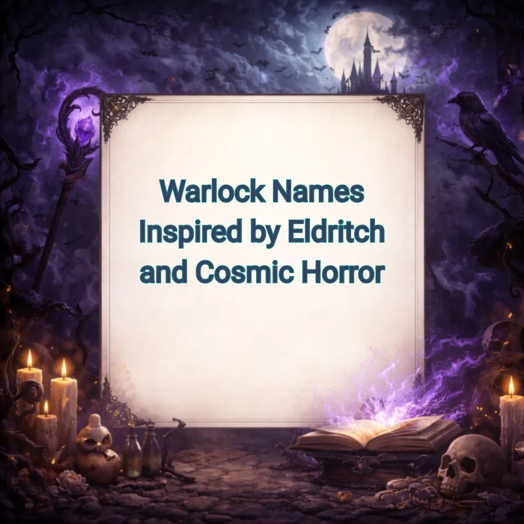 Warlock Names Inspired by Eldritch and Cosmic Horror