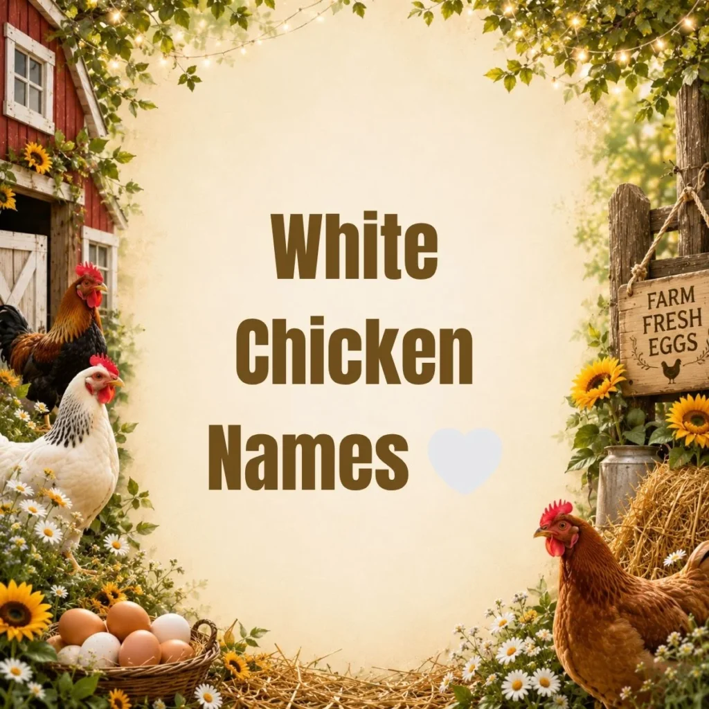 White Chicken Names 🤍