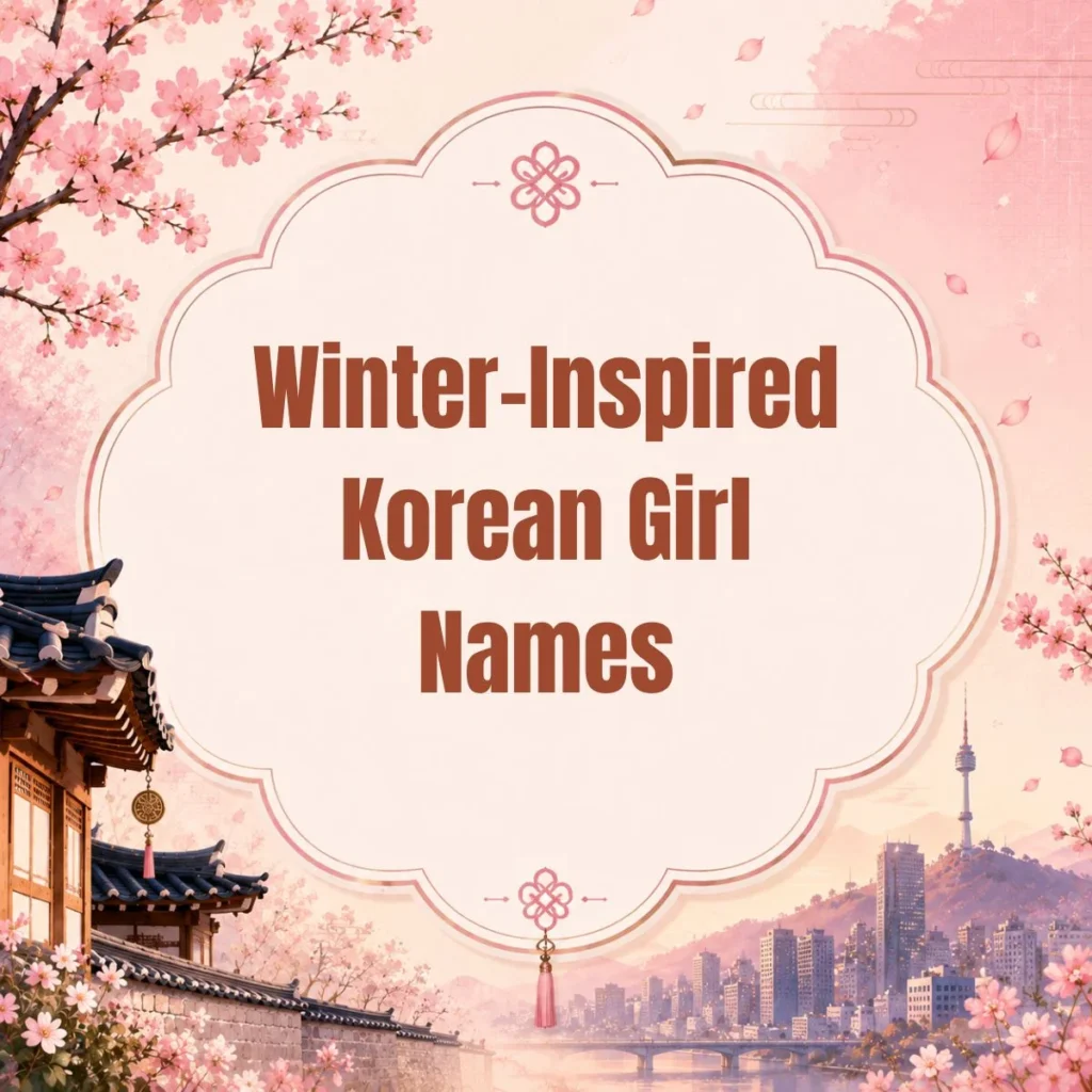 Winter-Inspired Korean Girl Names