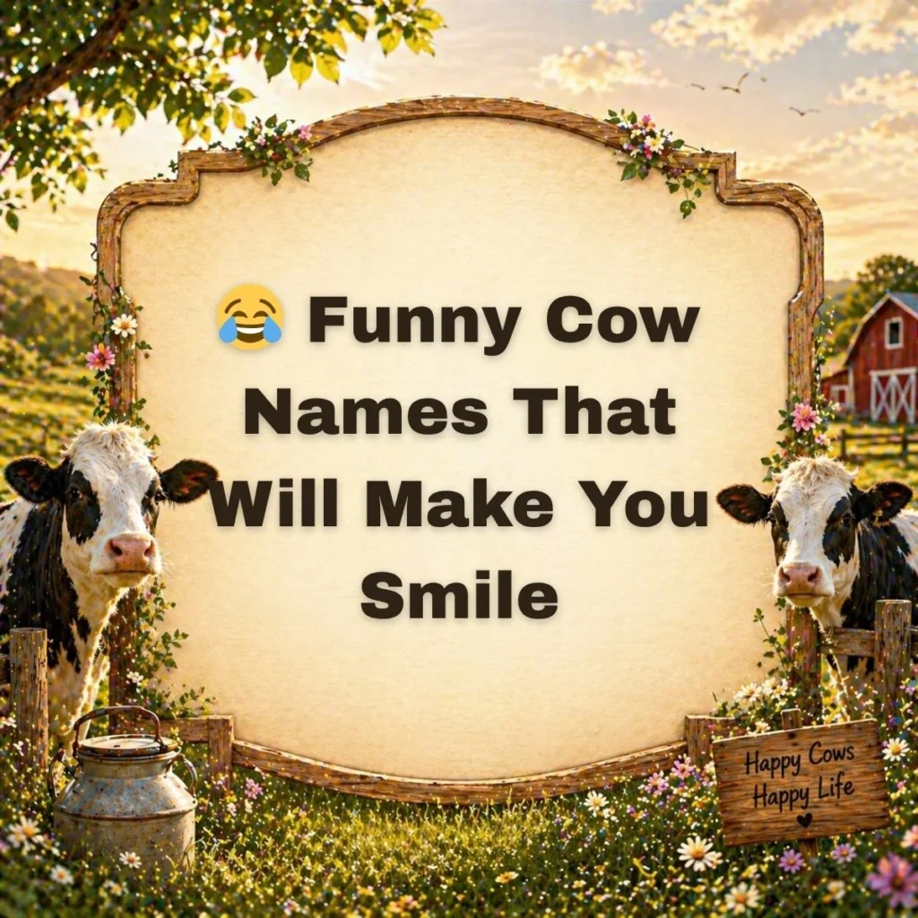 😂 Funny Cow Names That Will Make You Smile