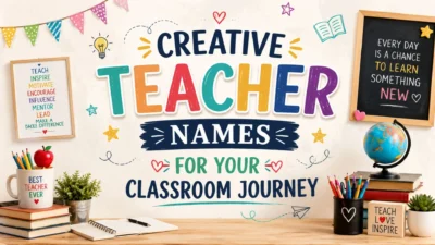 Creative Teacher Names for Your Classroom Journey
