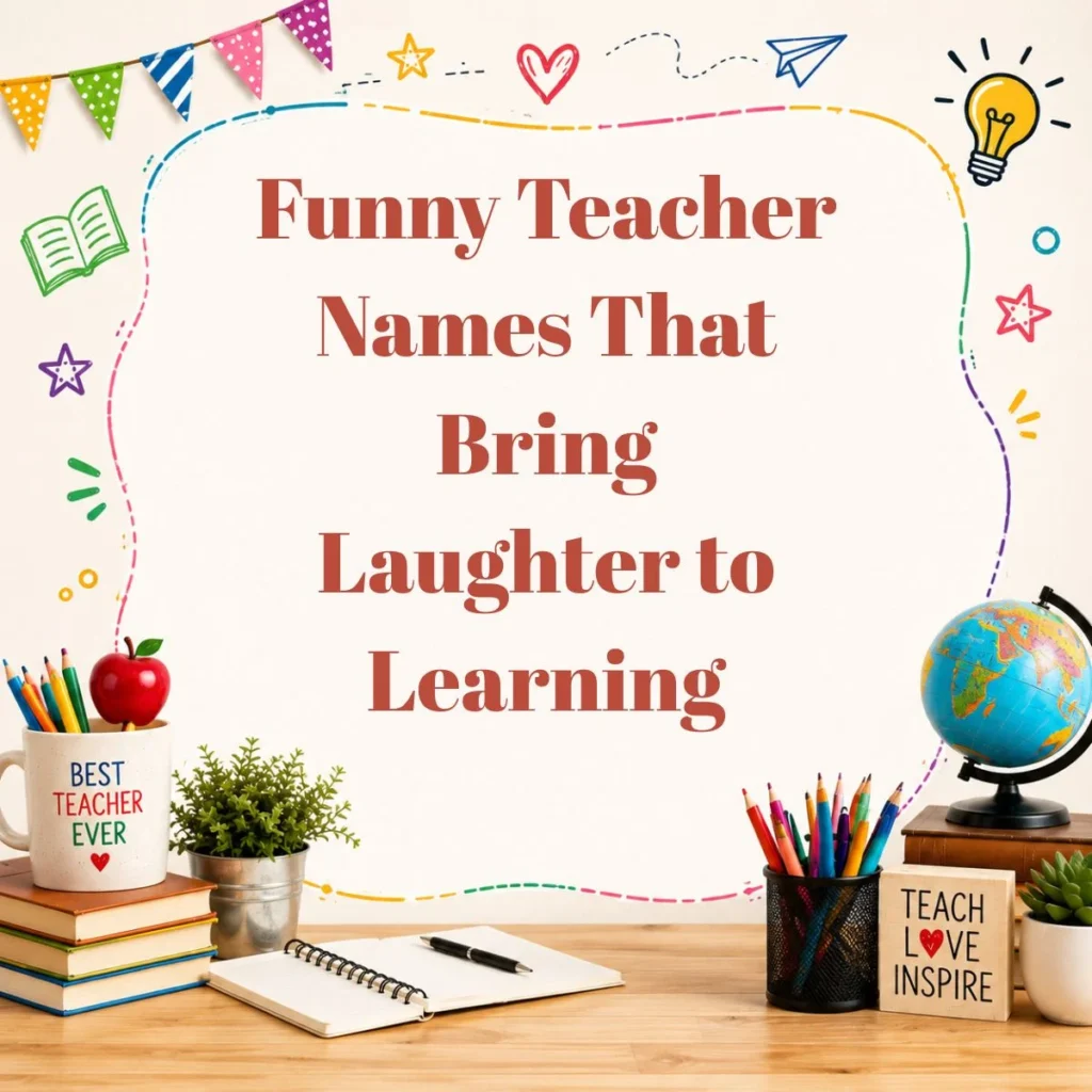 Funny Teacher Names That Bring Laughter to Learning