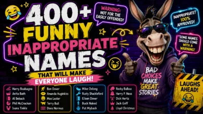 400+ Funny Inappropriate Names That Will Make Everyone Laugh