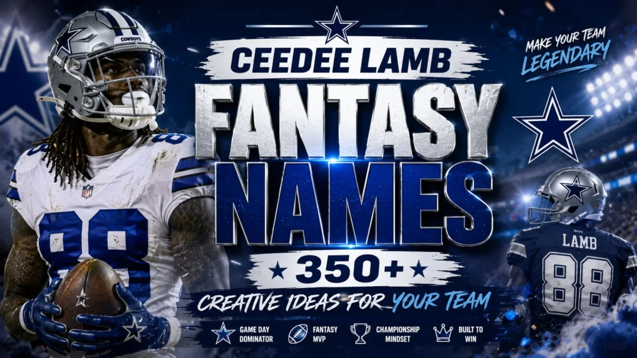 CeeDee Lamb Fantasy Names 350+ Creative Ideas for Your Team
