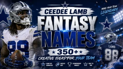 CeeDee Lamb Fantasy Names 350+ Creative Ideas for Your Team