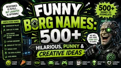 Funny Borg Names 500+ Hilarious, Punny & Creative Ideas