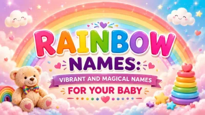Rainbow Names Vibrant and Magical Names for Your Baby