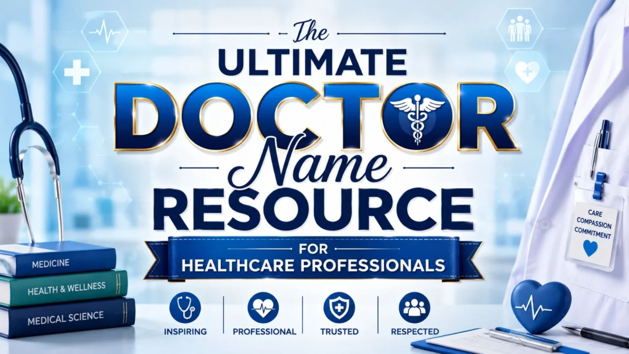 The Ultimate Doctor Name Resource for Healthcare Professionals