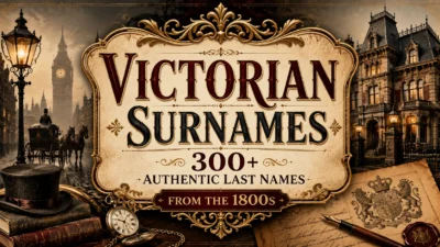 Victorian Surnames 300+ Authentic Last Names from the 1800s