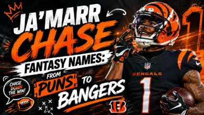 Ja'Marr Chase Fantasy Names: From Puns to Bangers