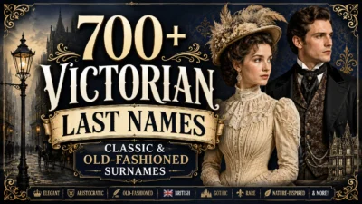 700+ Victorian Last Names Classic & Old-Fashioned Surnames