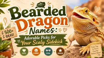 Bearded Dragon Names Adorable Picks for Your Scaly Sidekick