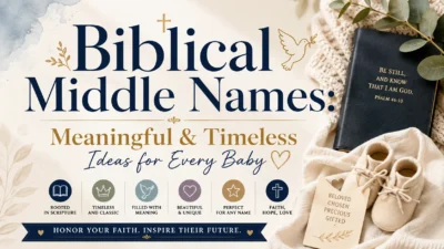 Biblical Middle Names Meaningful & Timeless Ideas for Every Baby