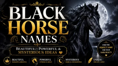 Black Horse Names Beautiful, Powerful & Mysterious Ideas 🖤