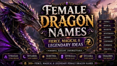 Female Dragon Names Fierce, Magical & Legendary Ideas 🐉