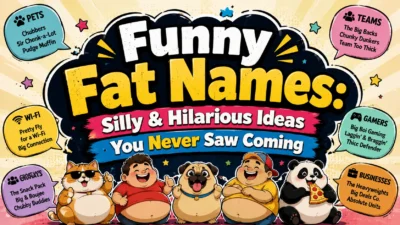 Funny Fat Names Silly & Hilarious Ideas You Never Saw Coming
