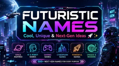 Futuristic Names Cool, Unique & Next-Gen Ideas 🚀✨