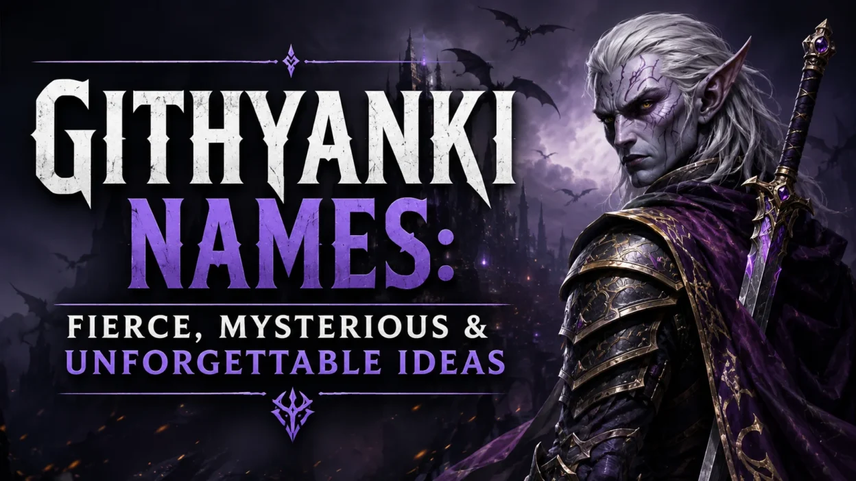 Githyanki Names Fierce, Mysterious & Unforgettable Ideas🐉