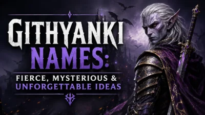 Githyanki Names Fierce, Mysterious & Unforgettable Ideas🐉