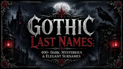 Gothic Last Names 400+ Dark, Mysterious & Elegant Surnames