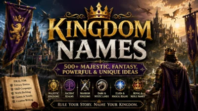Kingdom Names 500+ Majestic, Fantasy, Powerful & Unique Ideas