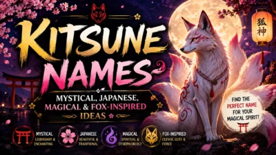 Kitsune Names Mystical, Japanese, Magical & Fox-Inspired Ideas