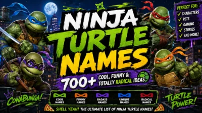 Ninja Turtle Names 700+ Cool, Funny & Totally Radical Ideas 🐢