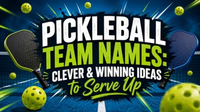 Pickleball Team Names Clever & Winning Ideas to Serve Up
