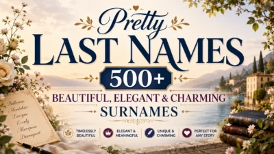 Pretty Last Names 500+ Beautiful, Elegant & Charming Surnames