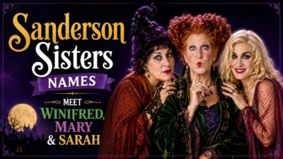 Sanderson Sisters Names Meet Winifred, Mary & Sarah