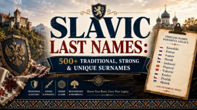 Slavic Last Names 500+ Traditional, Strong & Unique Surnames