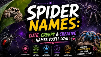 Spider Names Cute, Creepy & Creative Names You’ll Love 🕷️