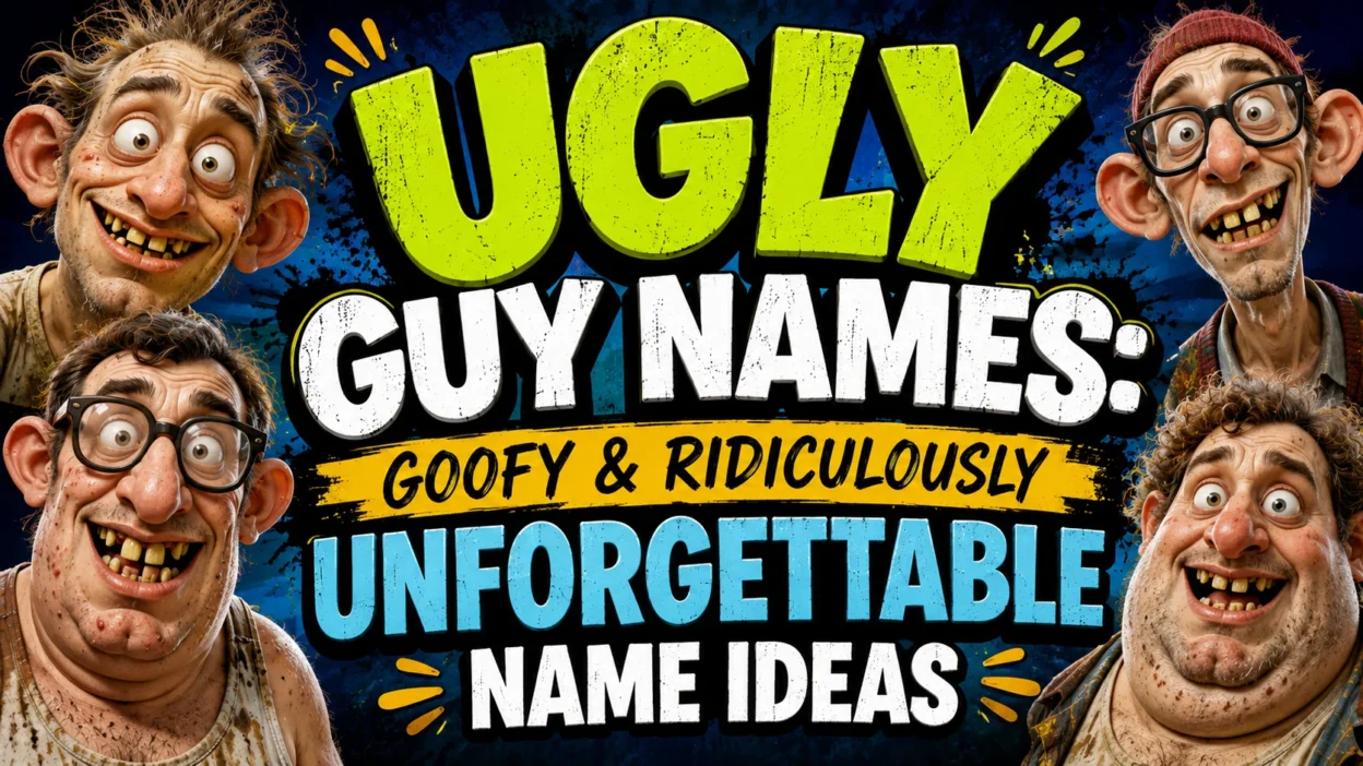 Ugly Guy Names Goofy & Ridiculously Unforgettable Name Ideas