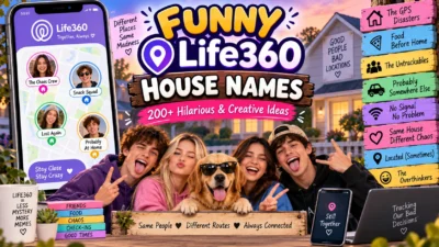 Funny Life360 House Names 200+ Hilarious & Creative Ideas
