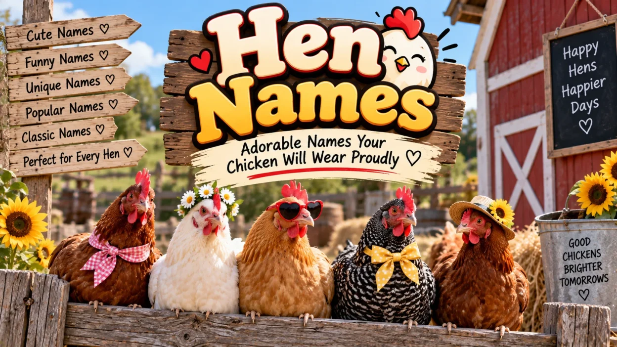 Hen Names Adorable Names Your Chicken Will Wear Proudly