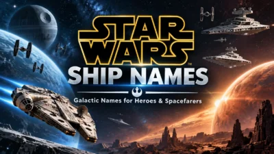 Star Wars Ship Names Galactic Names for Heroes & Spacefarers