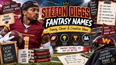 Stefon Diggs Fantasy Names Funny, Clever & Creative Ideas